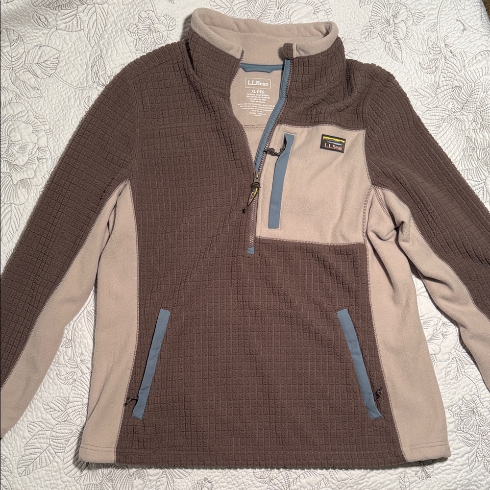 L.L. Bean Two-Tone Fleece Jacket